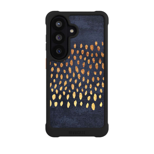 Samsung Galaxy S26 NIVOmax Muster Gold und Marine