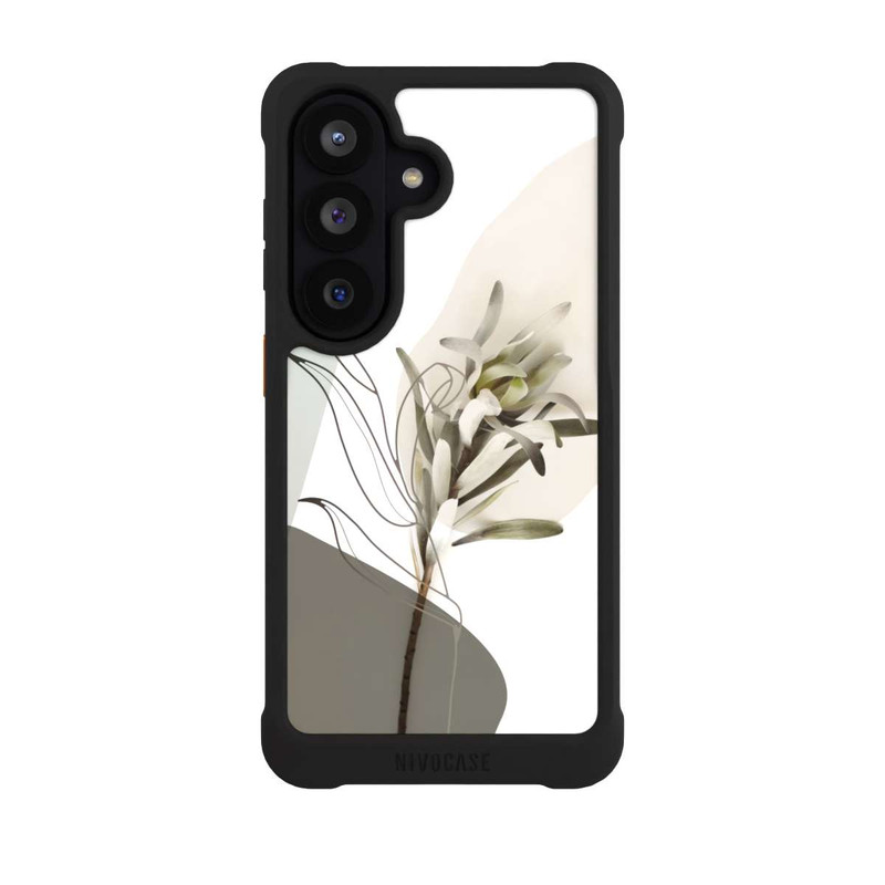 Galaxy S26 NIVOmax Boho Line Art Olive Green