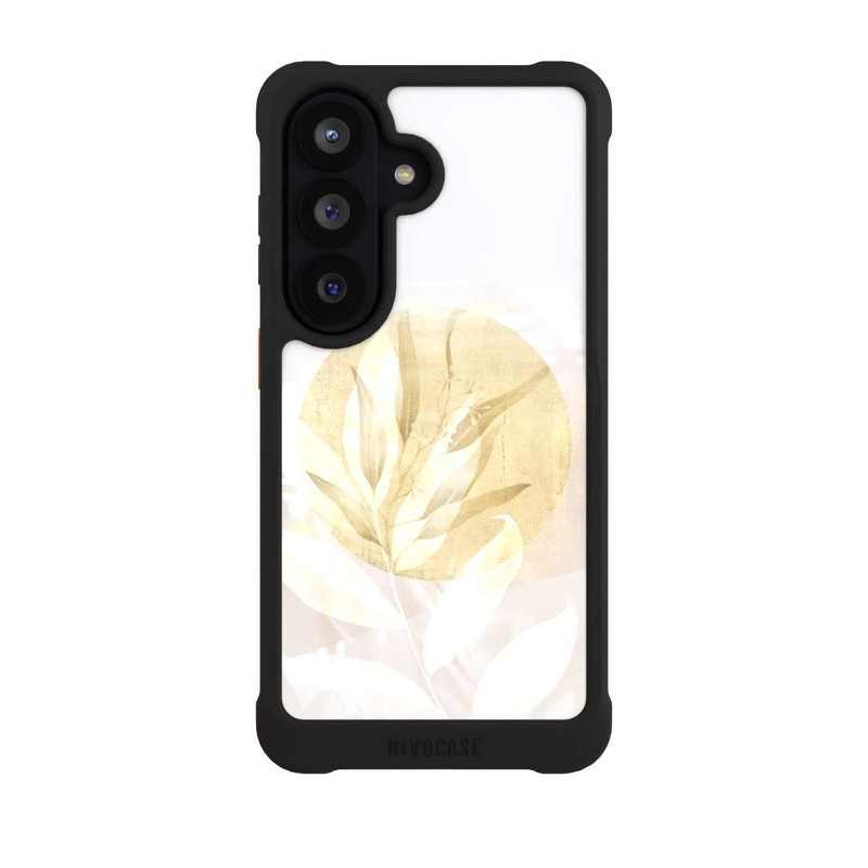 Galaxy S26 NIVOmax Boho Gold Blumen Kunst