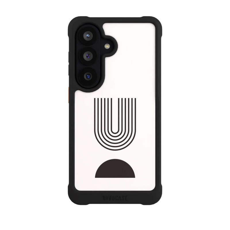 Galaxy S26 NIVOmax Moderne Kunst Schwarze Linien