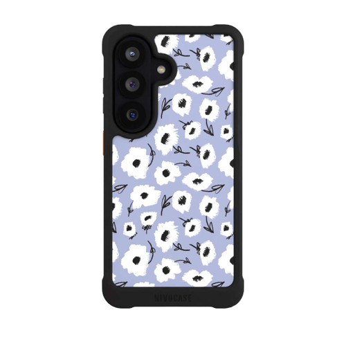 Samsung Galaxy S26 NIVOmax Pattern Fleurs Lilas