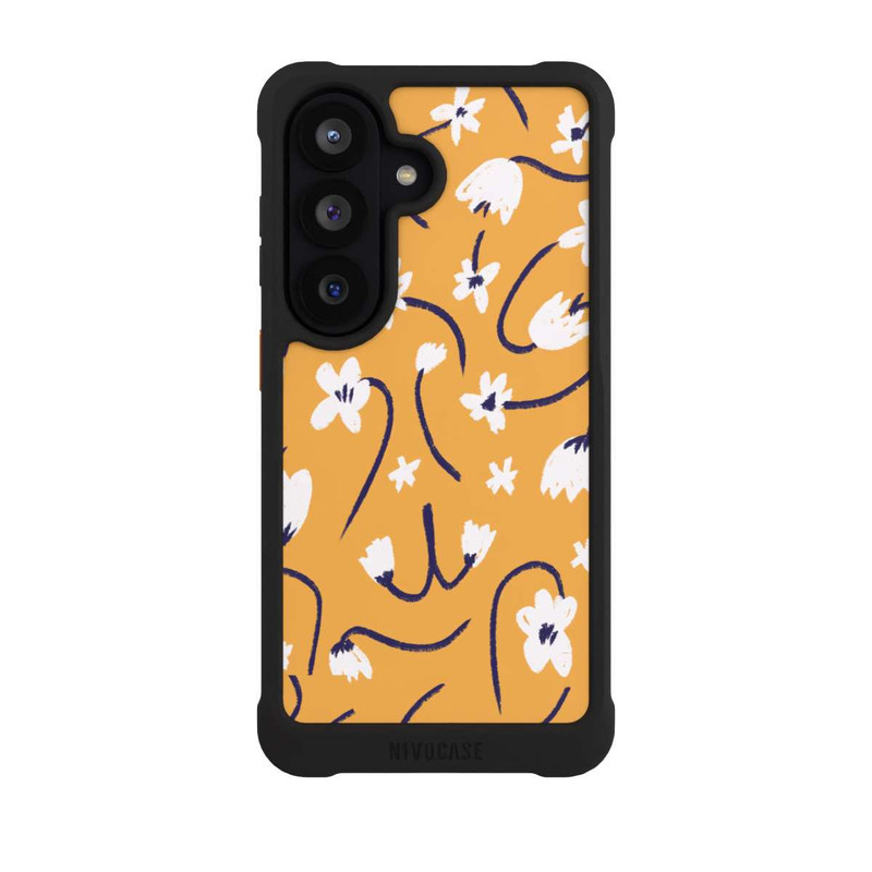 Galaxy S26 NIVOmax Pattern Petites Fleurs Jaunes