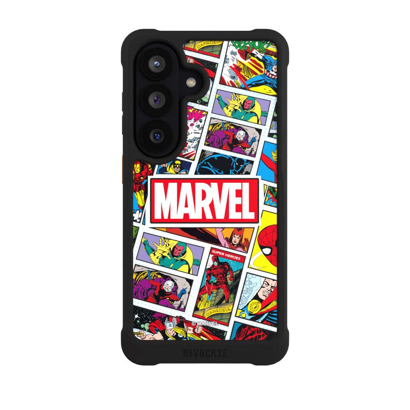 Galaxy S26 NIVOmax Marvel Comic Pattern
