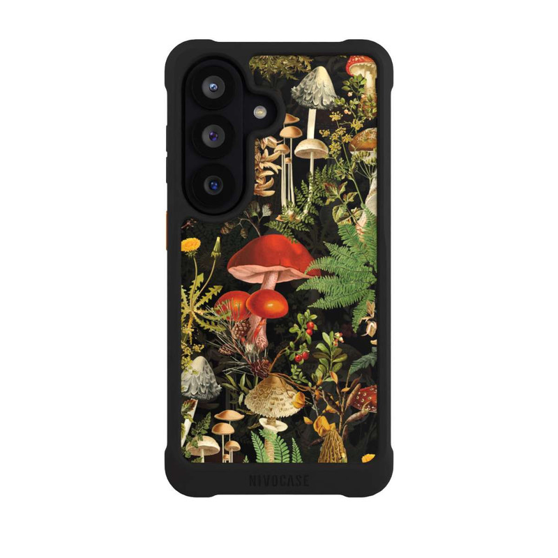 Galaxy S26 NIVOmax Différents champignons dans la forêt