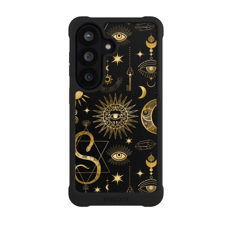 Galaxy S26 NIVOmax Himmlische Sonne und Mond Steampunk