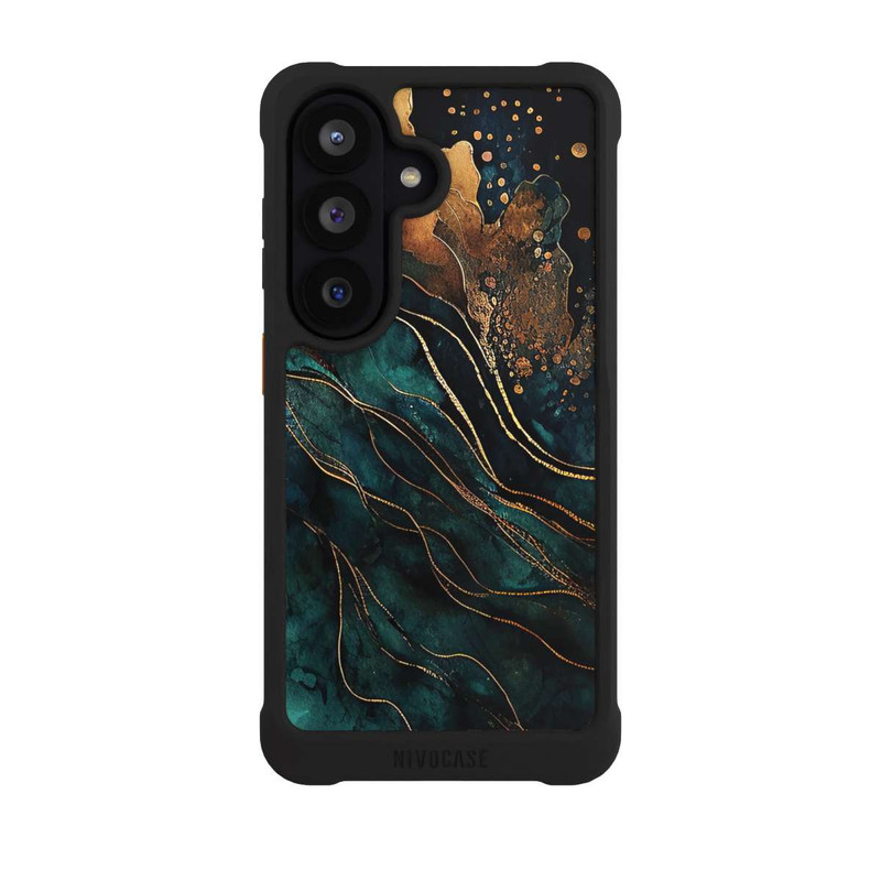 Galaxy S26 NIVOmax Gold and Green