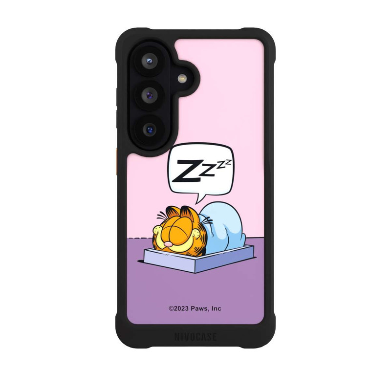 Galaxy S26 NIVOmax Garfield Nap Attack Pink 