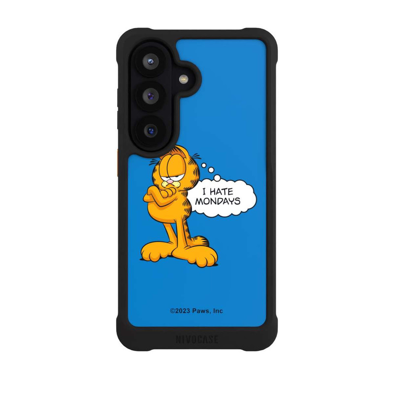 Galaxy S26 NIVOmax Garfield I Hate Mondays Blau