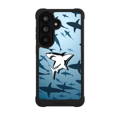 Samsung Galaxy S26 NIVOmax Haie Muster Blau