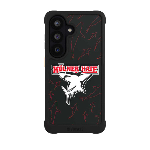 Samsung Galaxy S26 NIVOmax Haie Muster Rot