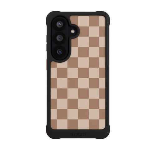 Samsung Galaxy S26 NIVOmax Brown check