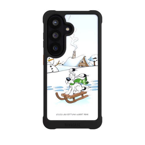 Samsung Galaxy S26 NIVOmax Idéfix fait du traîneau