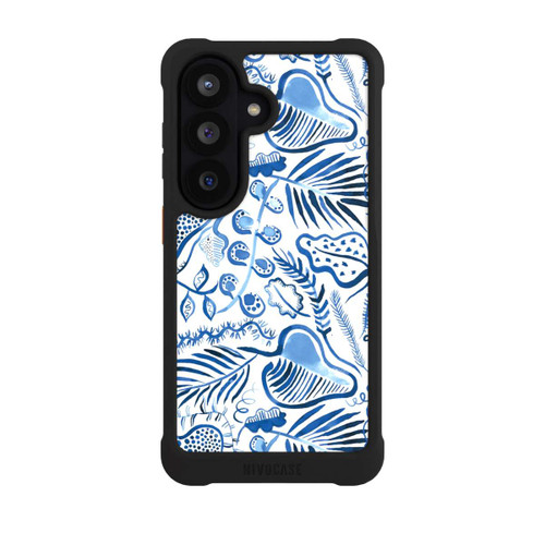 Samsung Galaxy S26 NIVOmax Tropical Forest Leaves Blue