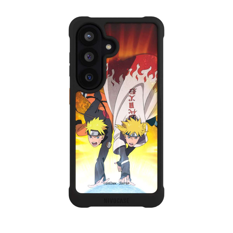 Galaxy S26 NIVOmax Naruto Minato père et fils