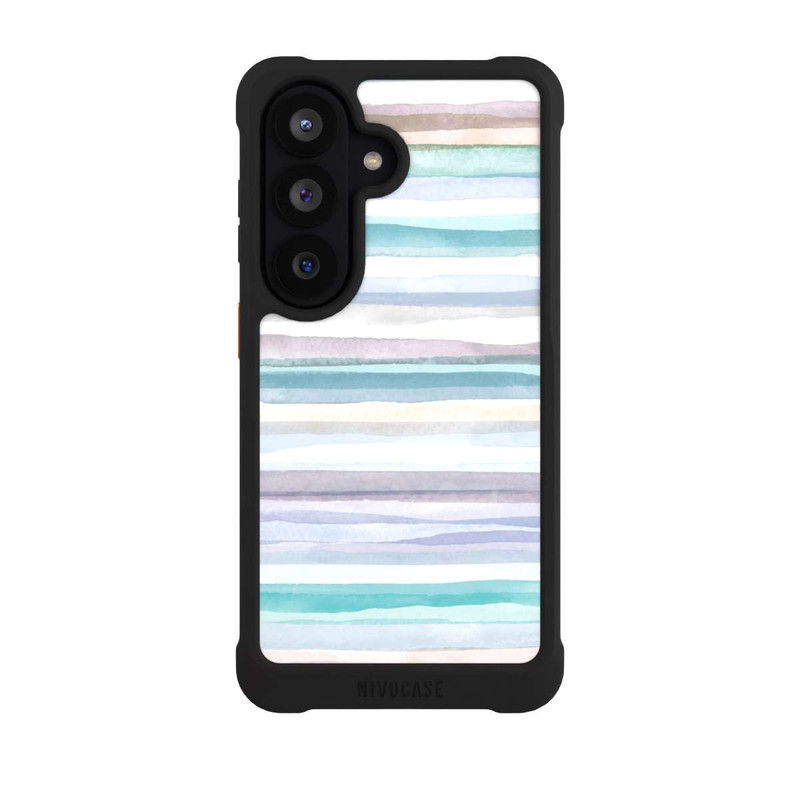 Galaxy S26 NIVOmax Pastel Stripes Blue