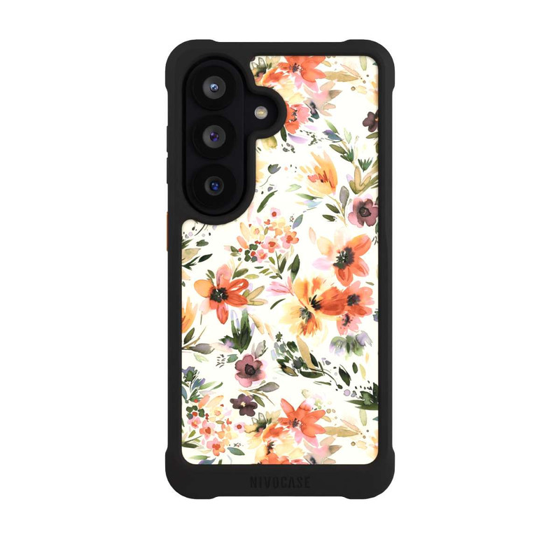 Galaxy S26 NIVOmax Summer Artistic Flowers Ivory