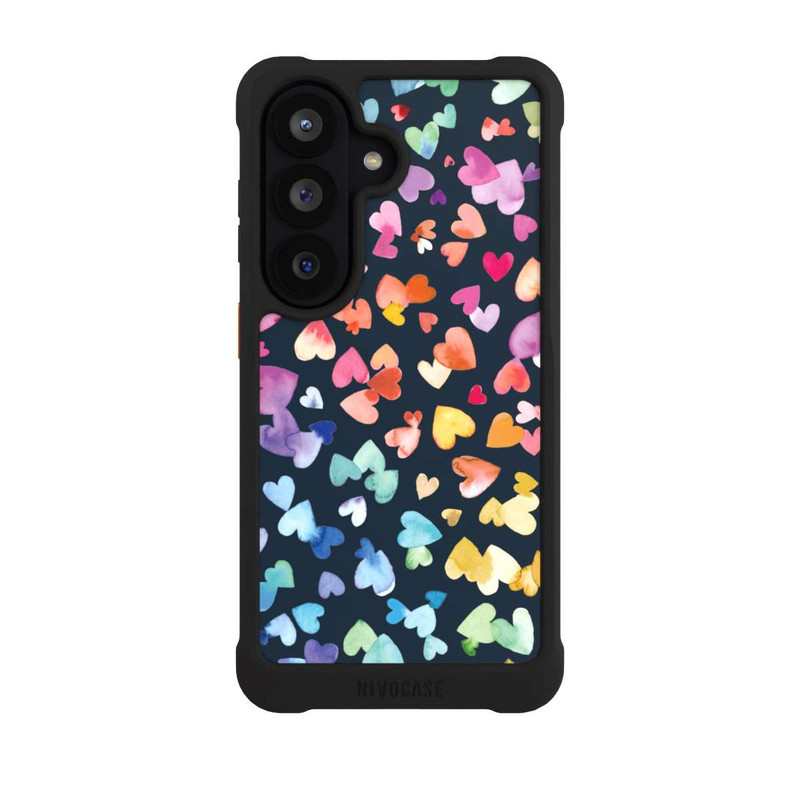 Galaxy S26 NIVOmax Valentinstag Herzen Schwarz