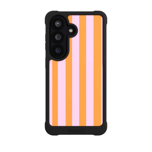Samsung Galaxy S26 NIVOmax Orange And Pink Stripes