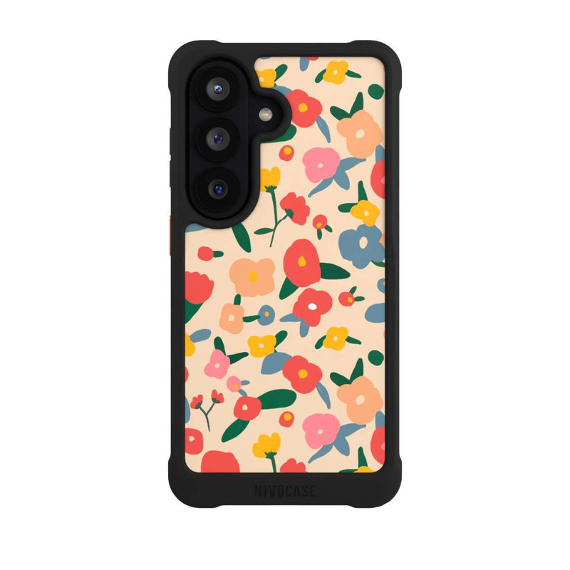 Galaxy S26 NIVOmax Retro Bold Scandi Flowers