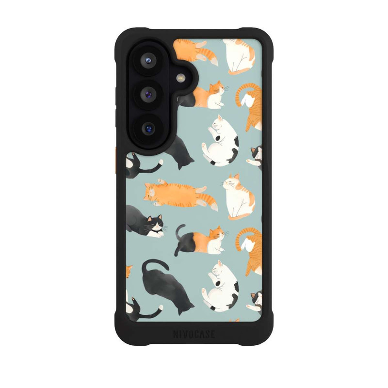 Galaxy S26 NIVOmax Cats Pattern