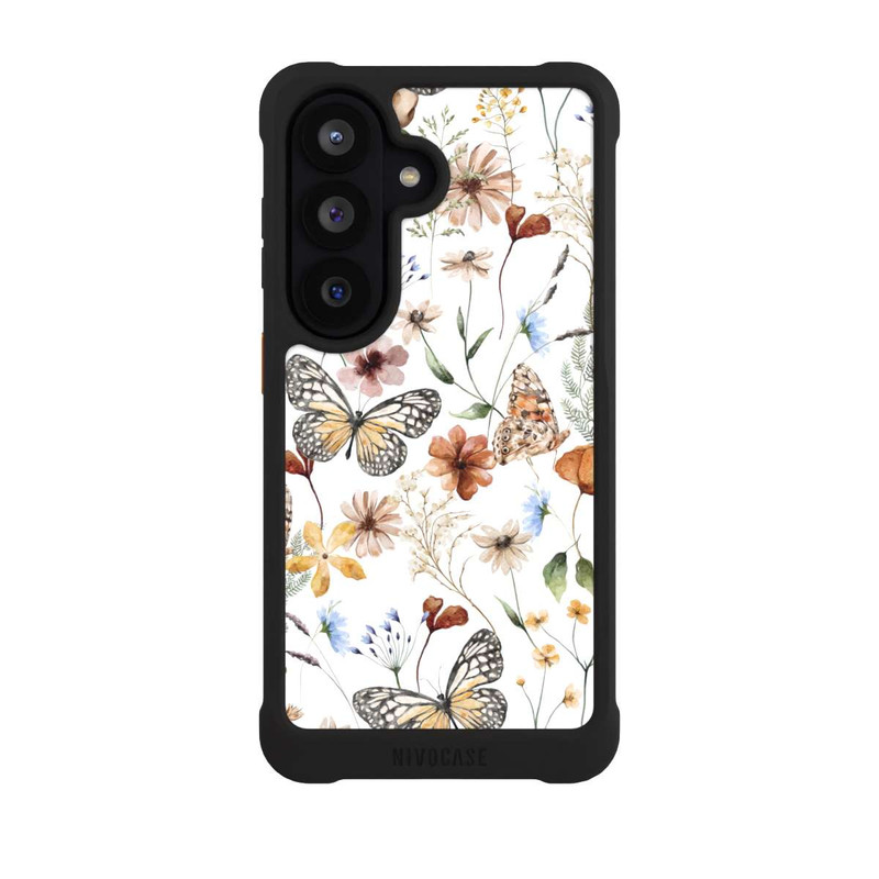 Galaxy S26 NIVOmax Wildflowers and Butterflies Pattern