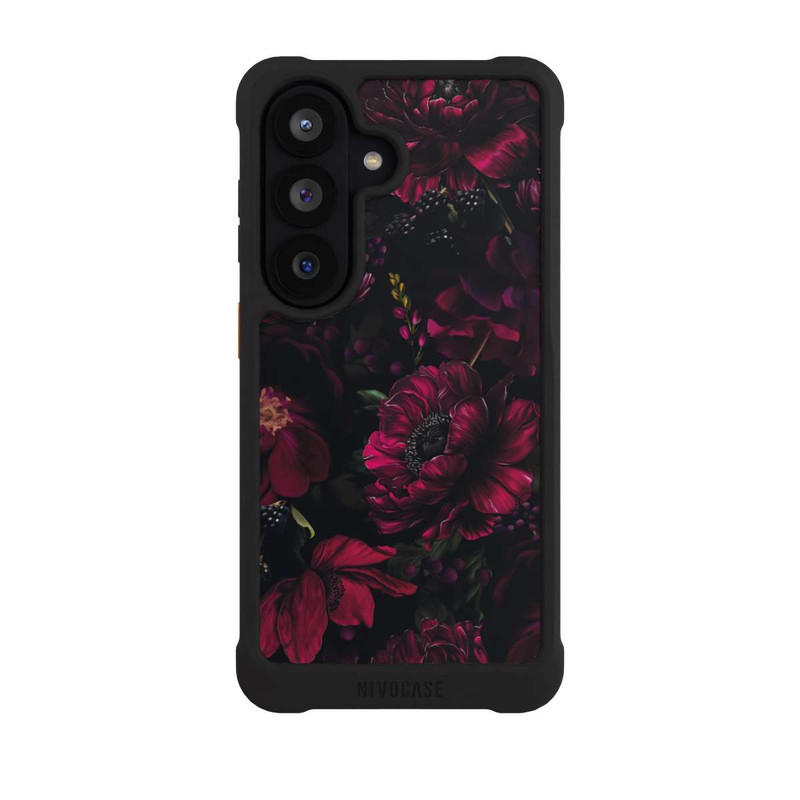 Galaxy S26 NIVOmax Dunkle Rote Blumen Liebe