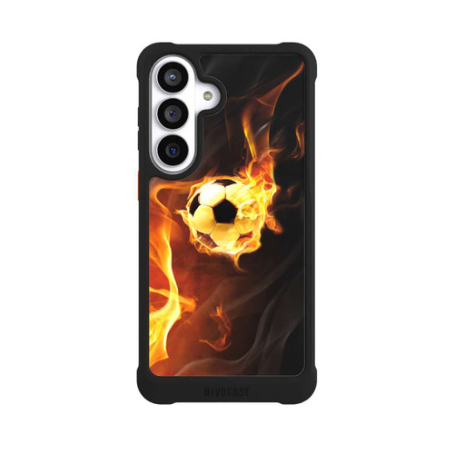 Samsung Galaxy S26+ NIVOmax Fußball in Flammen