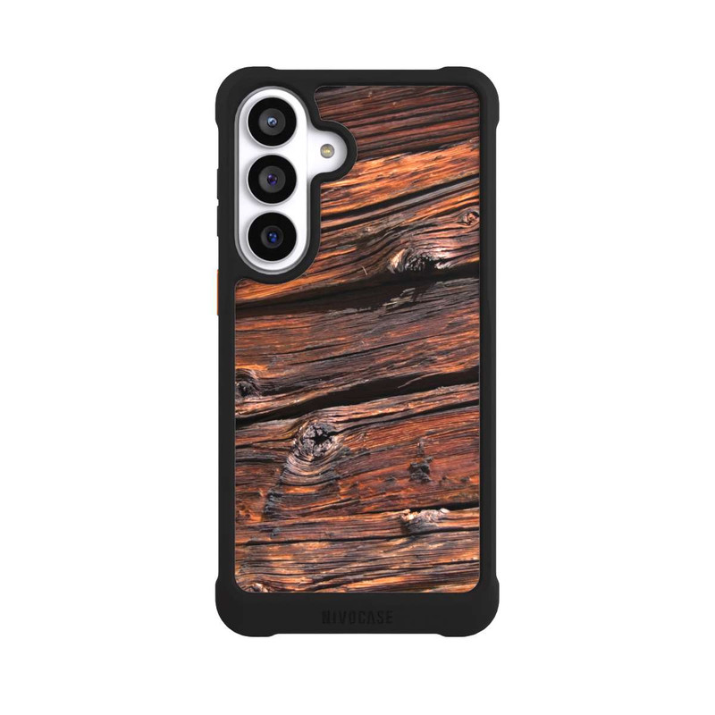 Galaxy S26+ NIVOmax Verwitterte Holzplanken