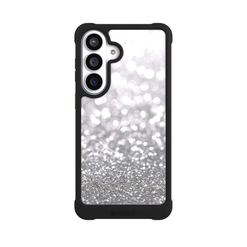 Samsung Galaxy S26+ NIVOmax Pluie de Paillettes Argentées Look