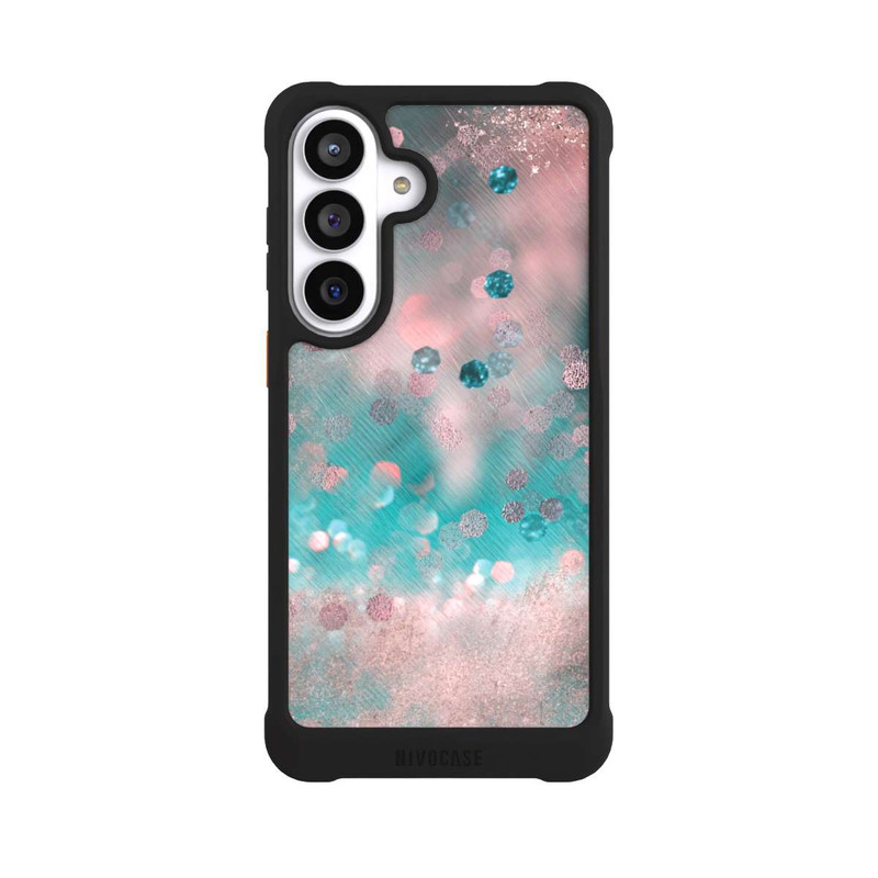 Galaxy S26+ NIVOmax Türkis-glamouröser Glitzerlook