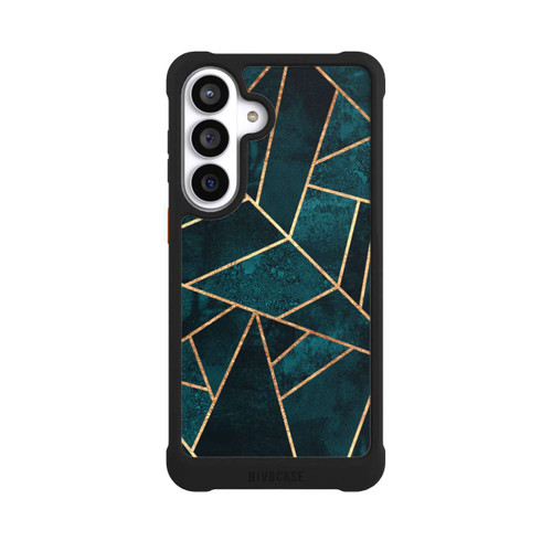 Samsung Galaxy S26+ NIVOmax Tief Blaugrün Stein Gold Druck