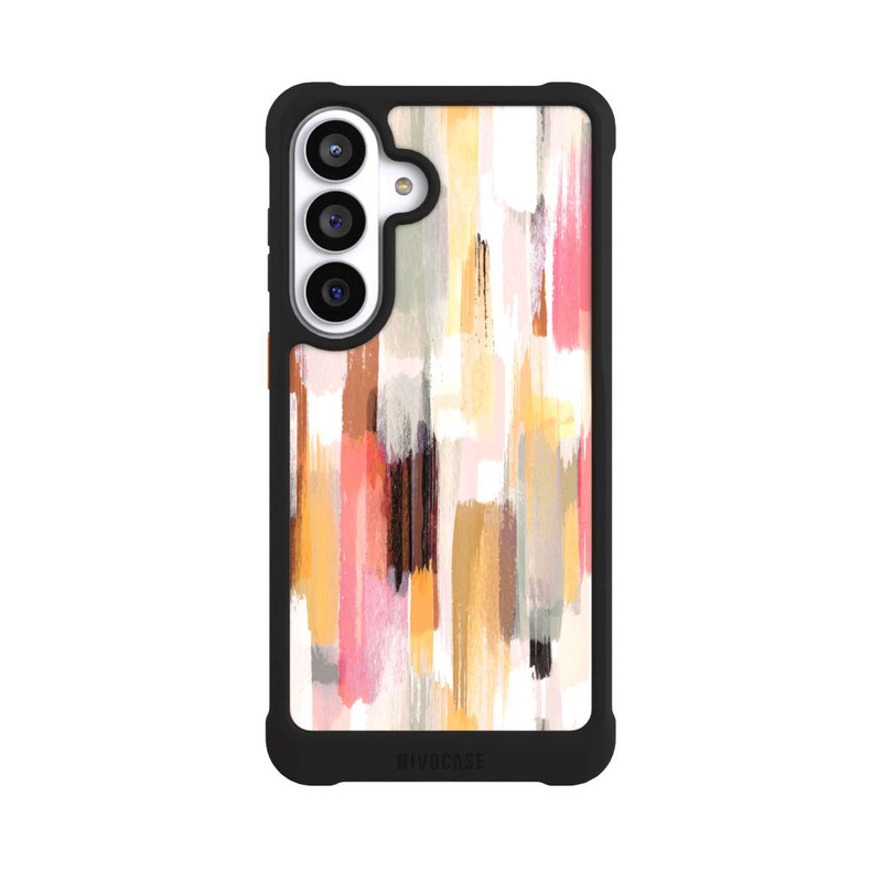 Galaxy S26+ NIVOmax Abstrakte Pinselstriche Herbsttöne