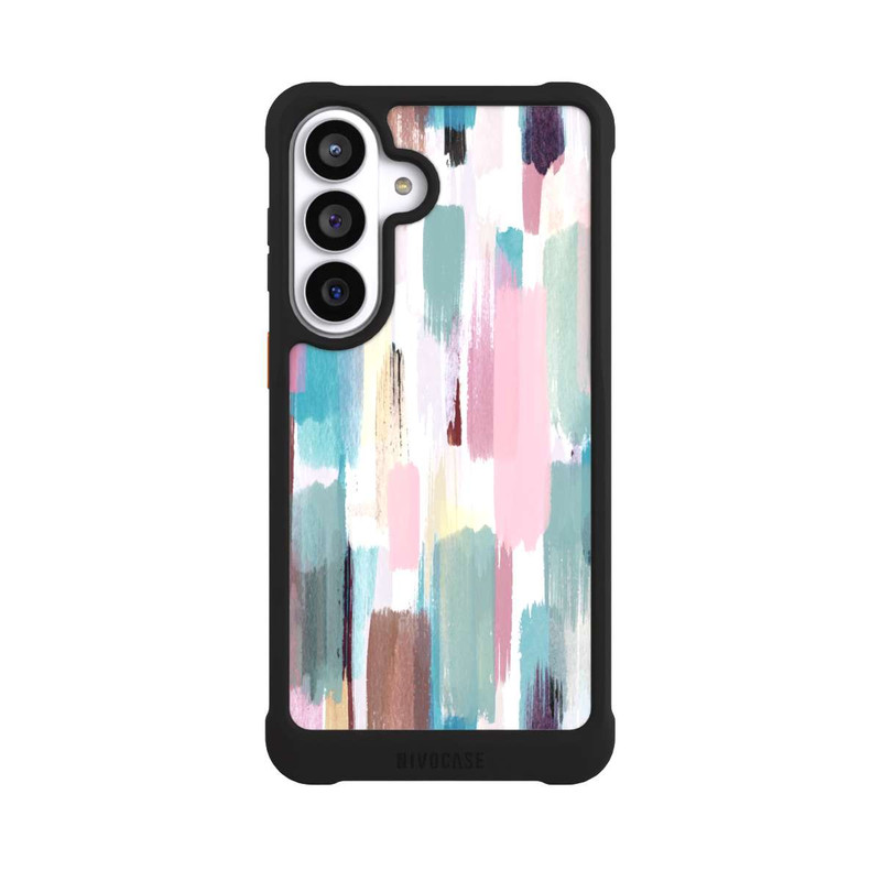 Galaxy S26+ NIVOmax Abstrakte Pinselstriche in Pastelltönen