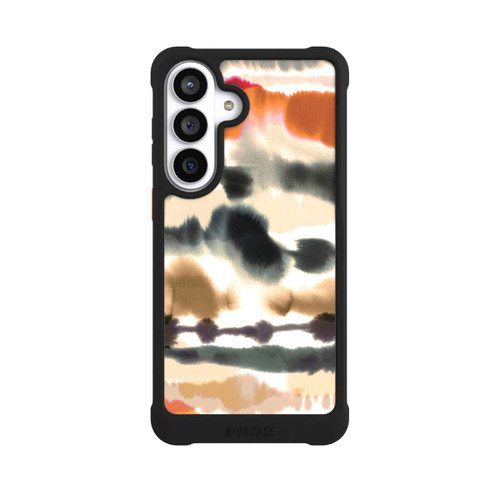 Samsung Galaxy S26+ NIVOmax Lignes d'aquarelle nautique douces orange