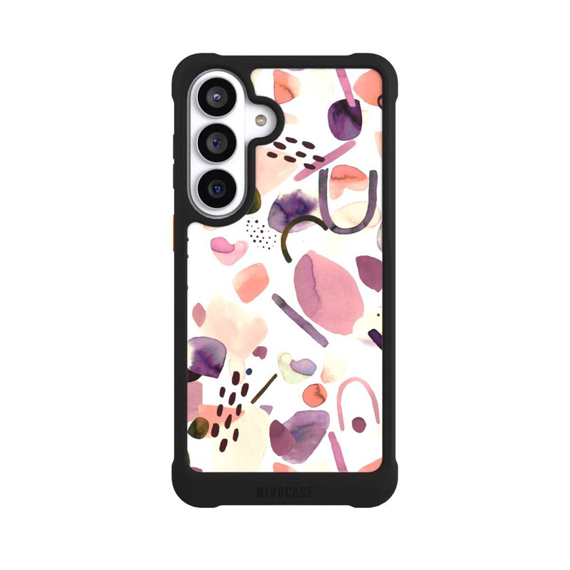 Galaxy S26+ NIVOmax Abstrakte Formen aquarell lila