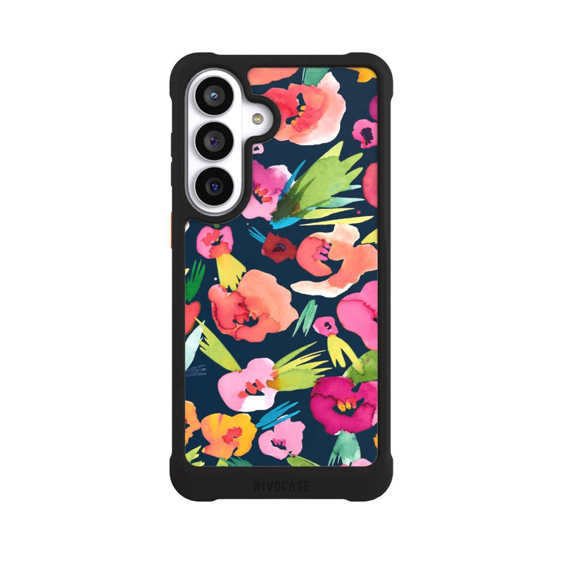 Galaxy S26+ NIVOmax tropische Blumen aquarell