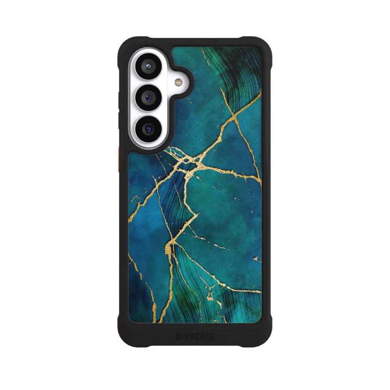 Galaxy S26+ NIVOmax Mineralischer Glamourlook Blaugold