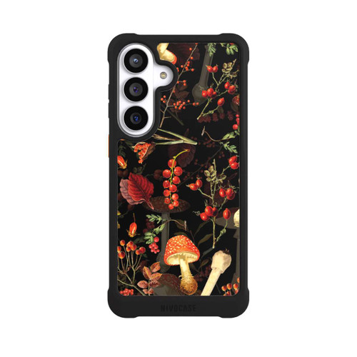 Samsung Galaxy S26+ NIVOmax Mushroom Pattern Black