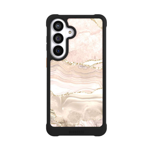 Samsung Galaxy S26+ NIVOmax Marmor rosa-goldene Streifen