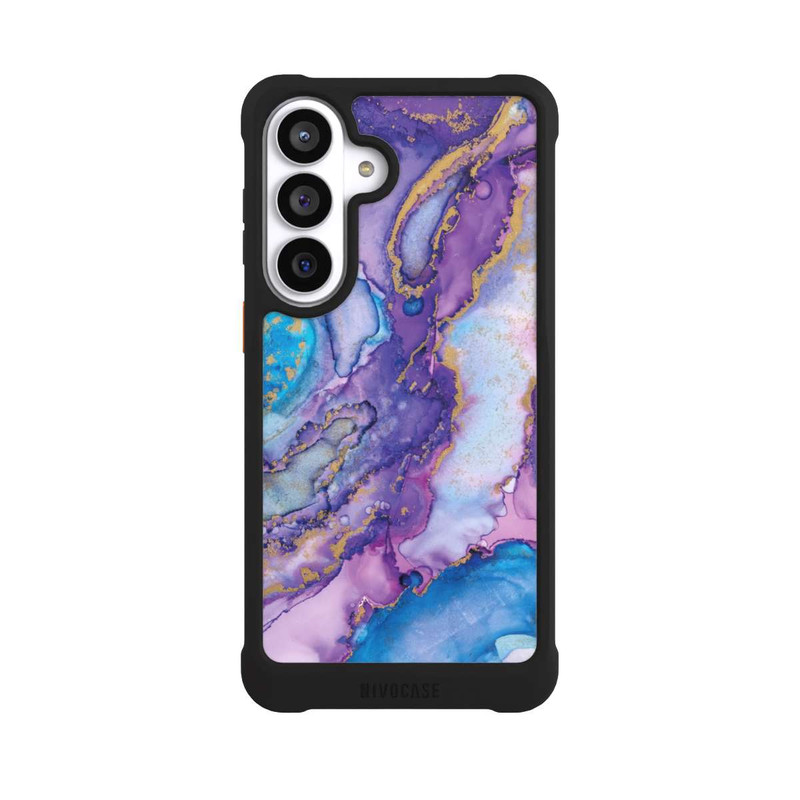 Galaxy S26+ NIVOmax Strudel lila und blau