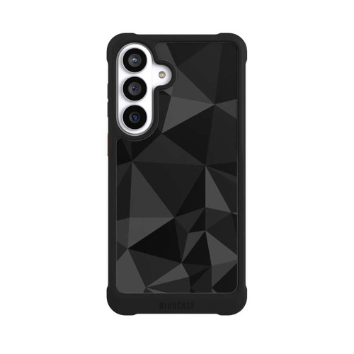 Samsung Galaxy S26+ NIVOmax Polygon Pattern Black