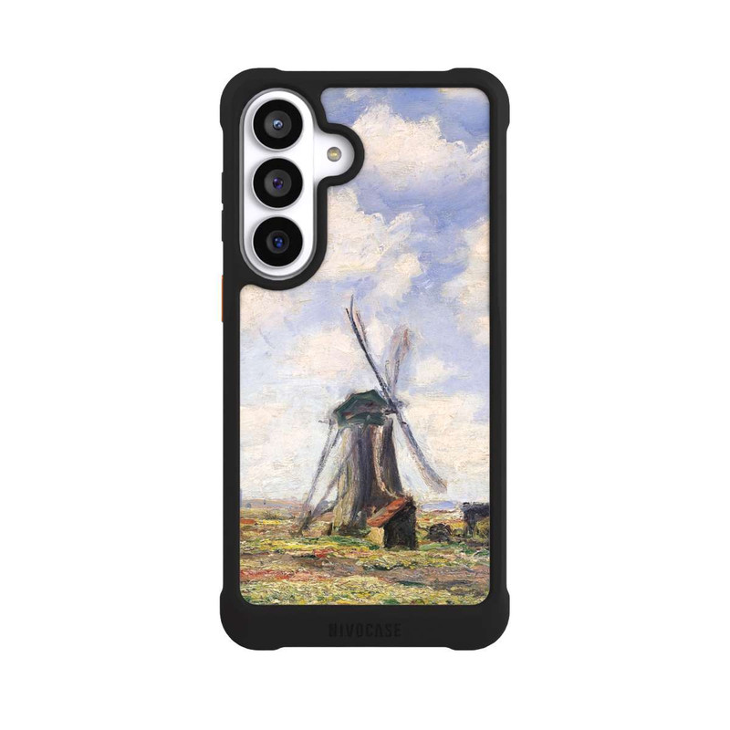 Galaxy S26+ NIVOmax Tulpenfelder mit der Rijnsburger Windmühle von Claude Monet