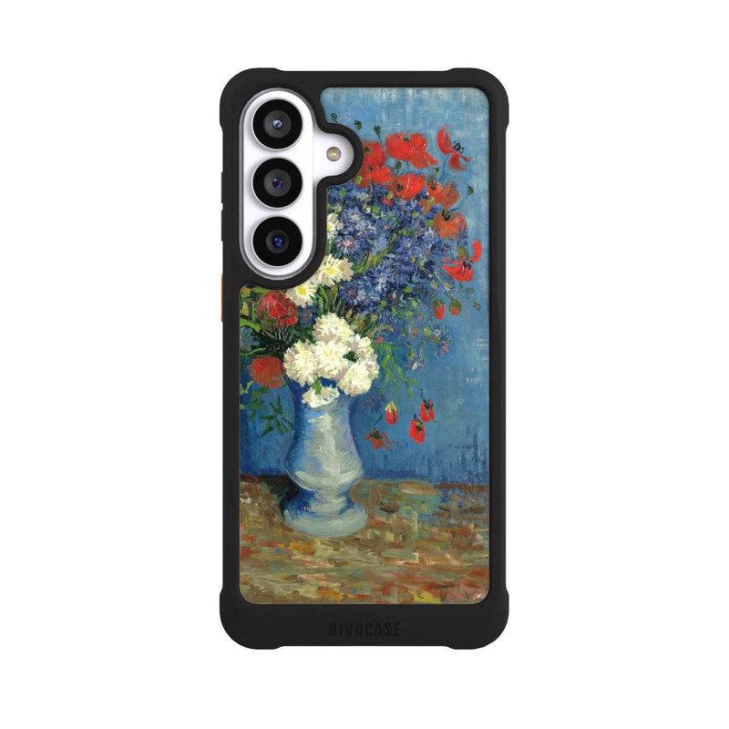 Galaxy S26+ NIVOmax Stillleben Vase mit Kornblumen und Mohnblumen von Vincent Van Gogh