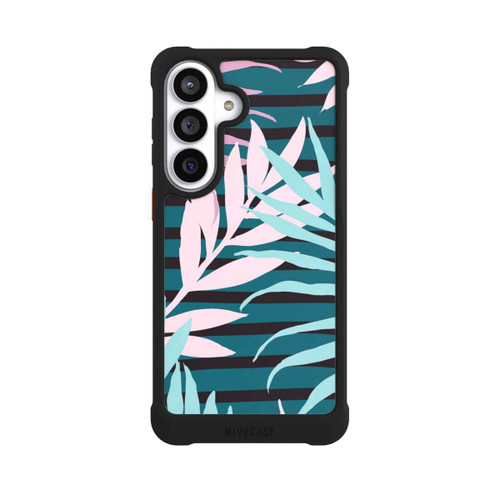 Samsung Galaxy S26+ NIVOmax Pastel Jungle Leaves Pink Teal Seamless