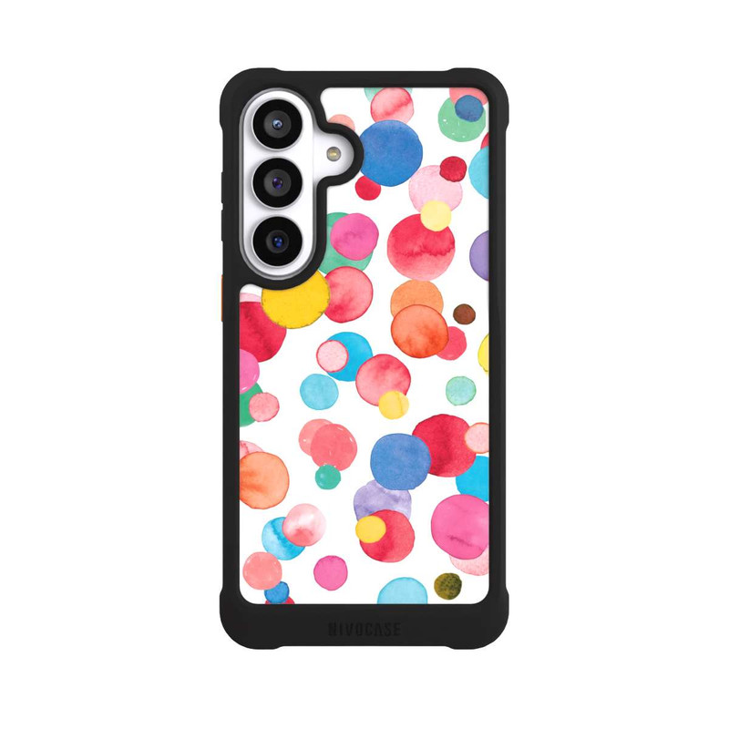 Galaxy S26+ NIVOmax Aquarelle à pois d’été