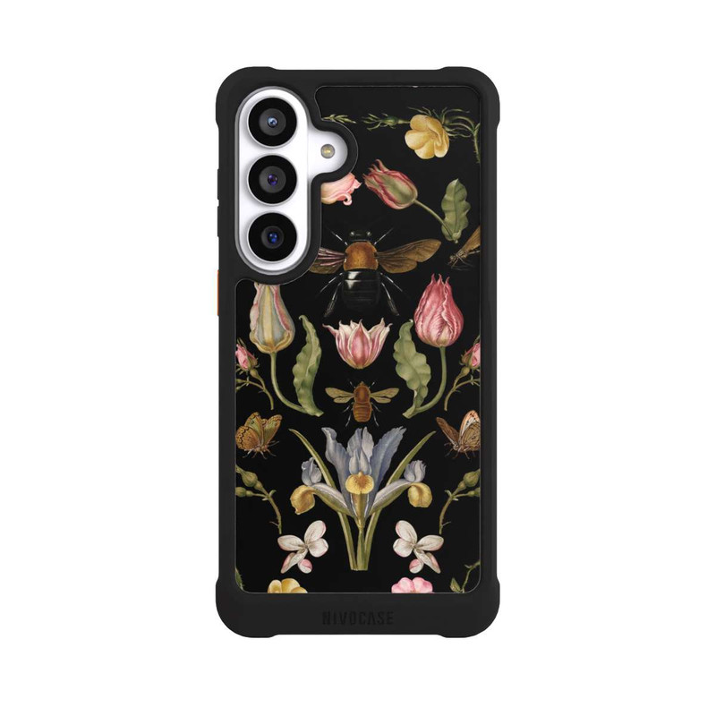 Galaxy S26+ NIVOmax Wildblumen und Biene Schwarz