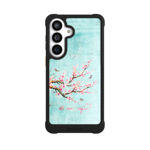 Samsung Galaxy S26+ NIVOmax Cherry Blossom Tree Pattern Blue
