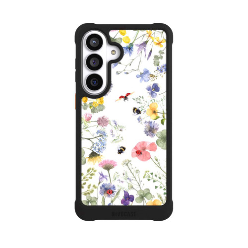 Samsung Galaxy S26+ NIVOmax Bunte Frühlingsblumen und Bienen