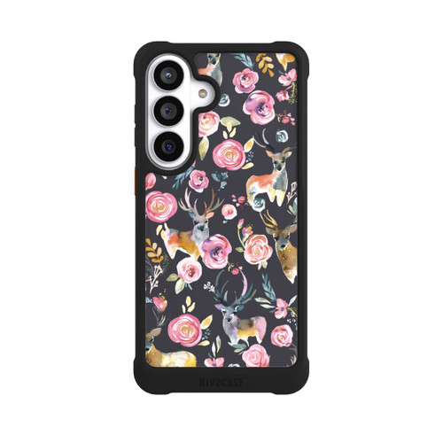 Samsung Galaxy S26+ NIVOmax Deers and flowers Anthracite