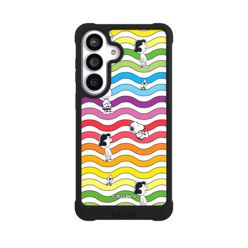 Samsung Galaxy S26+ NIVOmax Snoopy Pattern Rainbow